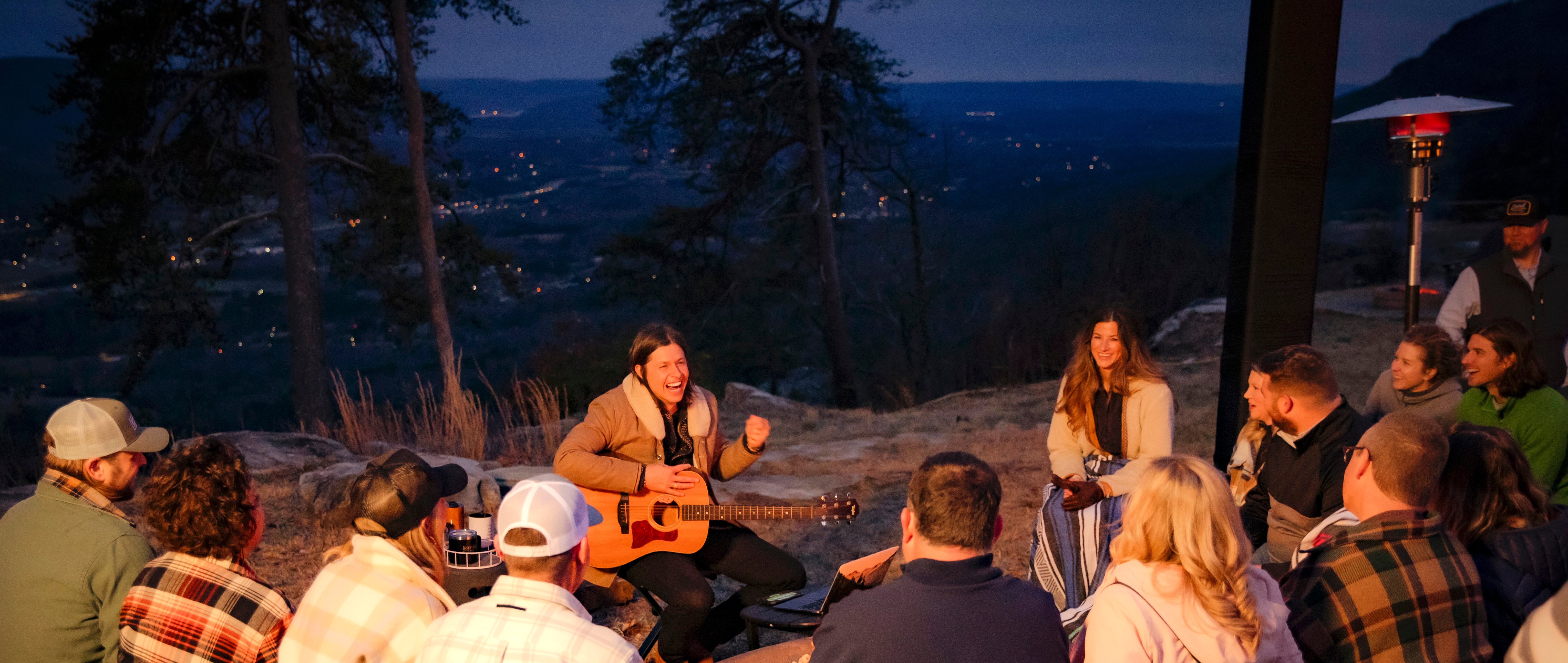 Bolt Farm Treehouse mountaintop scene