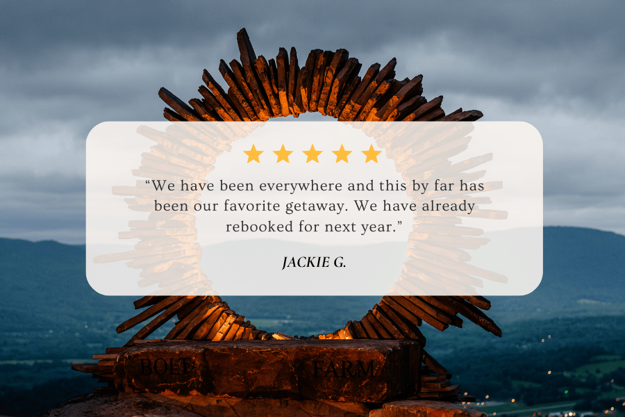 Bolt Farm guest experience